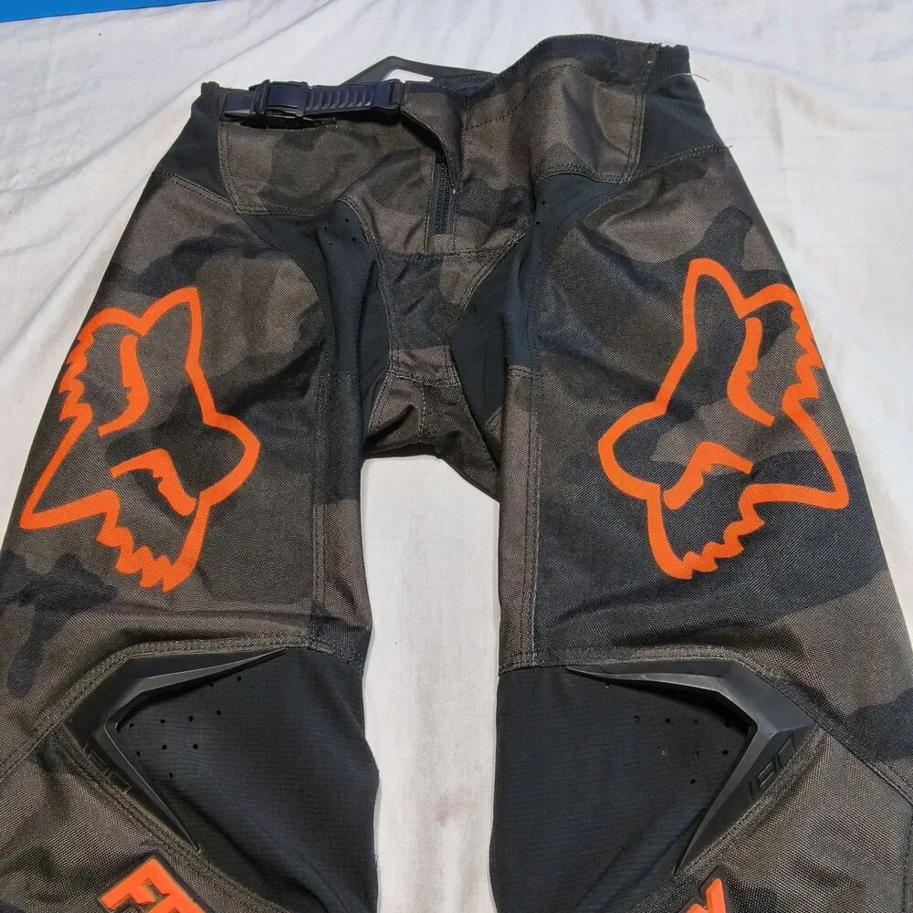 Fox Racing 180 Youth 24Y Black Camo BNKR Pant Kids Dirt Bike Clothing